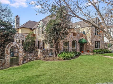 A Stone Mansion In San Antonios Olmos Park Area With 3 Second Floor