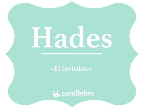 Hades Significado Origen Personalidad Y Popularidad Escenika