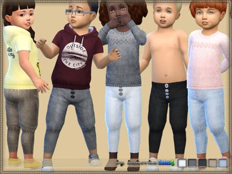 The Sims Resource Pants Toddler By Bukovka • Sims 4 Downloads