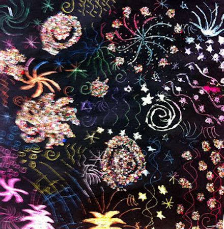 Scraper Art with Super Tempera Paint