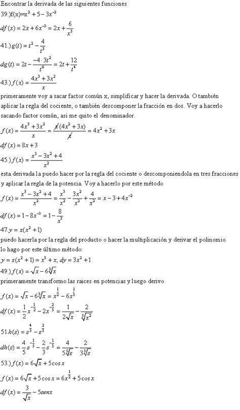 Matemáticas Y Física De Ciencias Ambientales Uned Tema 3 Derivación