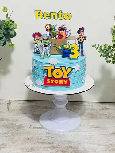 Topper Mesversario Topo De Bolo Toy Story 3d Personalizado à venda em