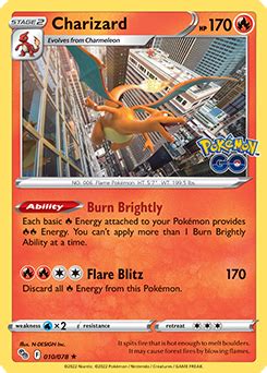 Pokemon Charizard Shiny Card