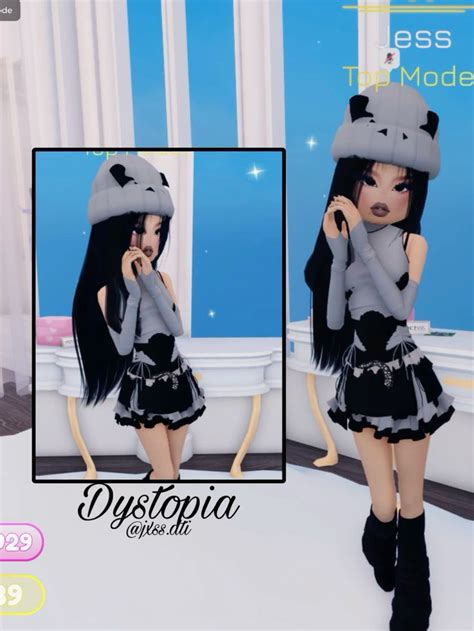 Dti Dystopia Outfit In Dress To Impress Movies Outfit Vintage