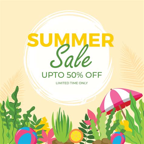 Summer Sale banner design template 2555789 Vector Art at Vecteezy