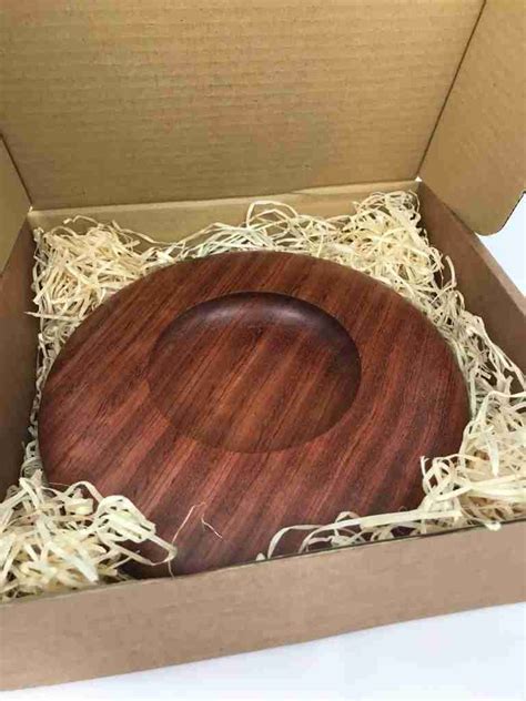 Bubinga Wooden Bowl Turned Wood Bowl Numonday