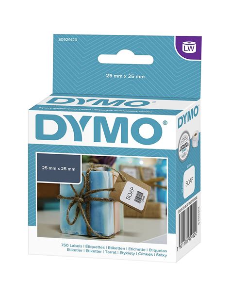 Rotolo Da 750 Etichette Originali Dymo LabelWriter Multiuso Quadrate