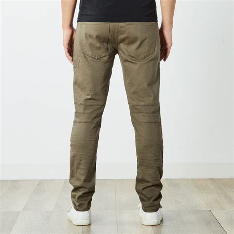 Destructed Twill Pants Olive 30wx30l Xray Jeans Touch Of Modern