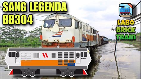 Membuat Sang Legenda Lokomotif Tua Bb Labo Brick Train Youtube