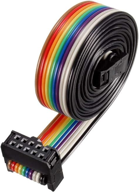 Amazon Uxcell IDC Rainbow Wire Flat Ribbon Cable 10P A Type FC FC