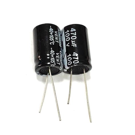 Pcs V Uf Volt Mfd Electrolytic Capacitor Mm Ebay