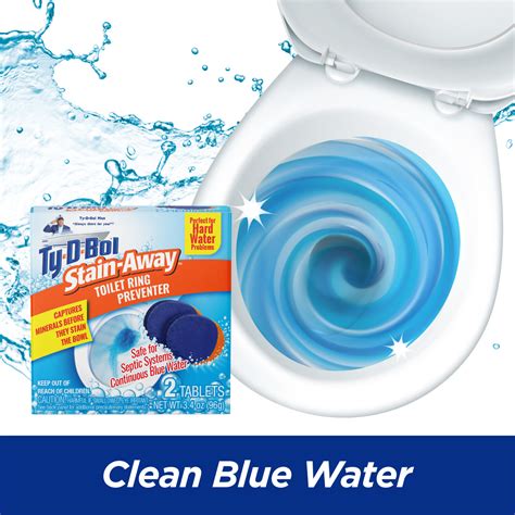 Ty⬝d⬝bol Stain Away Toilet Ring Preventer Tablet Ty⬝d⬝bol Toilet Bowl Cleaner