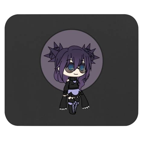 Cute Gacha Girl Kira Pastel Goth Chibi Girl Mouse Pads Sold By