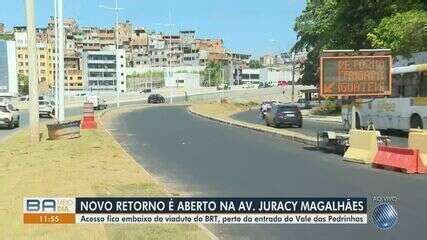 Trânsito em Salvador novo retorno é aberto na Av Juracy Magalhães