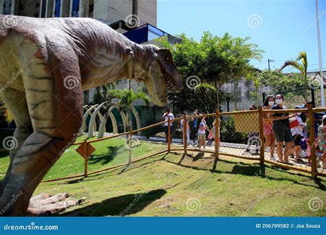 Dinosaur Pond In Salvador Editorial Photography Image Of Cretaceous