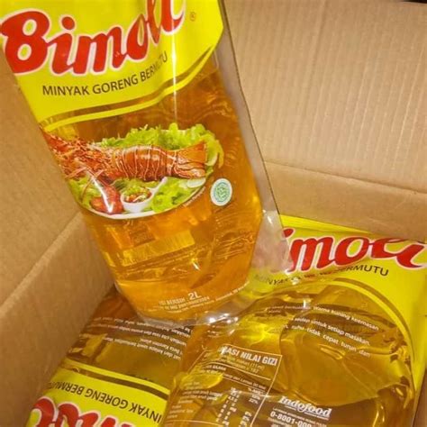 Jual Bimoli Minyak Goreng 2 Liter 1 Dus 6 Pouch Kemasan Refill Di