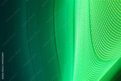 Pattern Of Green Light A Section Of The Electromagnetic Spectrum Stock