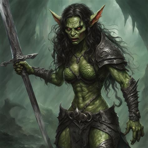 Lord Of The Rings Warrior Moria Female Goblin By Bamitale22 On Deviantart
