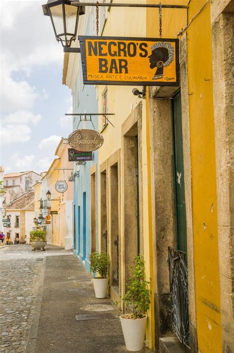 Pelourinho The Famous Historic Centre Of Salvador Bahia In Brazil