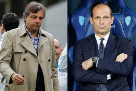 Juventus Lammissione Di Giuntoli Già Problemi Con Allegri