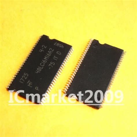 2 PCS MT48LC16M16A2P 75IT TSOP 54 48LC16M16A2 256Mb SDRAM Memory Chip