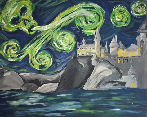 Hogwarts Starry Night Painting At Explore