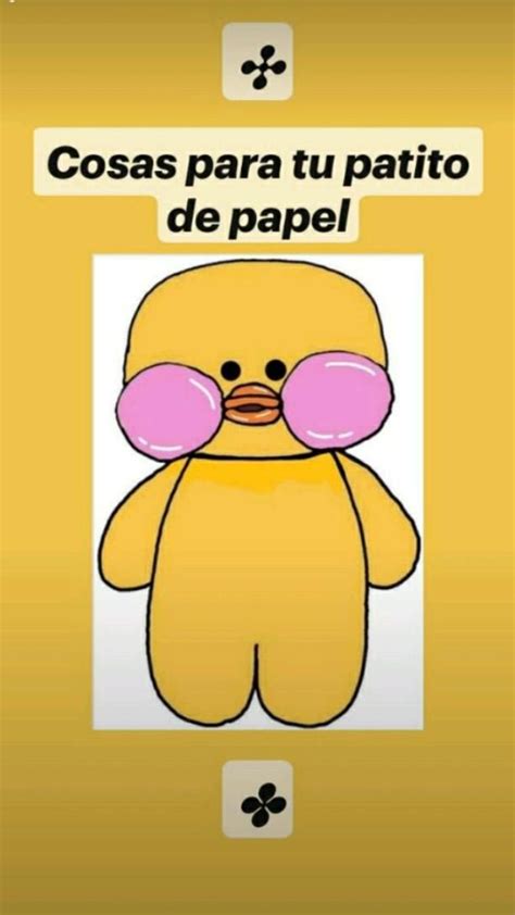 Pin En Patito Papel