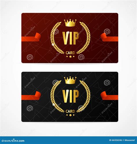 Cartes En Liasse De VIP Vecteur Illustration De Vecteur Illustration