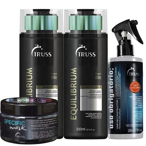 Kit Truss Equilibrium Mask Uso Obrigatorio Home Care 4 Produtos