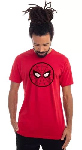 Camiseta Simbolo Homem Aranha Spider Man Piticas Avengers Mercadolivre