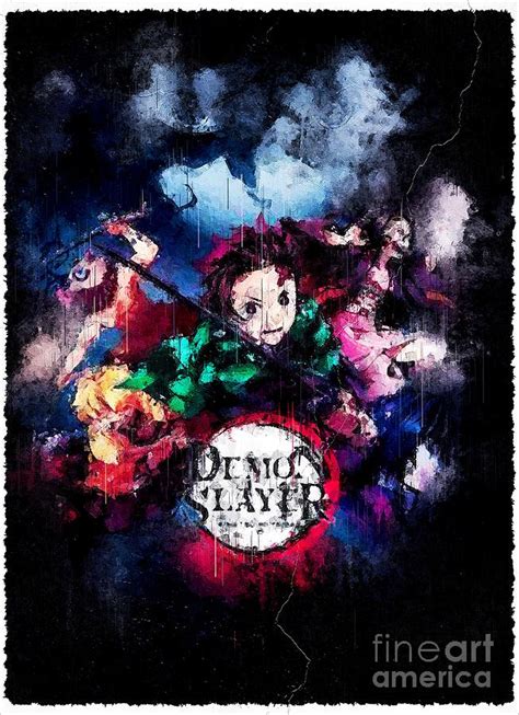 Anime Demon Slayer Kimetsu No Yaiba Digital Art by Tanya Prosacco ...