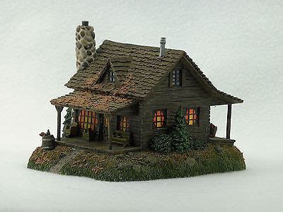 Terry Redlin "COMFORTS OF HOME CABIN" Collectable Cabin by Hadley House ...