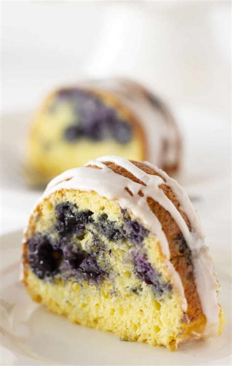 Easy And Moist Blueberry Bundt Cake Recipe Practically Homemade