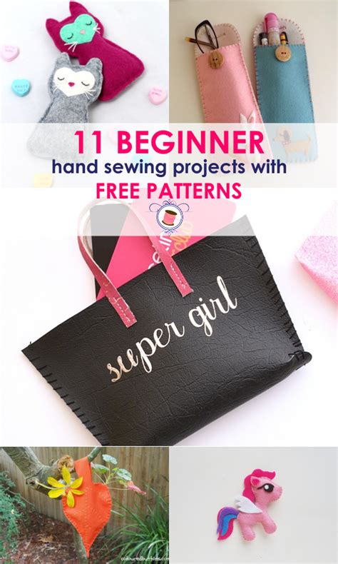 11 Super Simple Hand Sewing Projects for Beginners - Sew Some Stuff