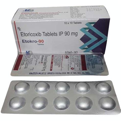 Etoricoxib Tablet Ip Mg At Rs Box Etoricoxib Tablet In