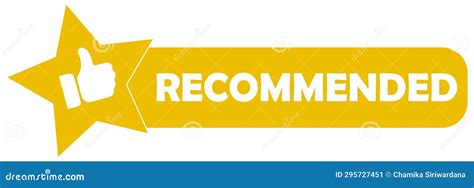 Recommended Icon With Check Mark Royalty Free Stock Image