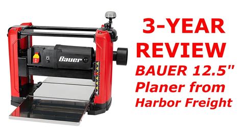 Year Review Bauer Planer From Harbor Freight Year Review Youtube