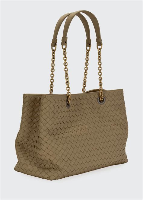 Bottega Veneta Intrecciato Medium Double Chain Tote Bag Bergdorf Goodman