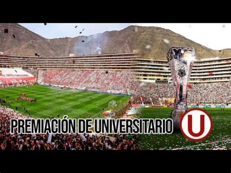 Universitario De Deportes Campe N Liga Betsson Premiaci N Y