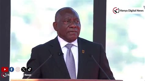 South Africa President Cyril Ramaphosas Great Speech After Being Sworn