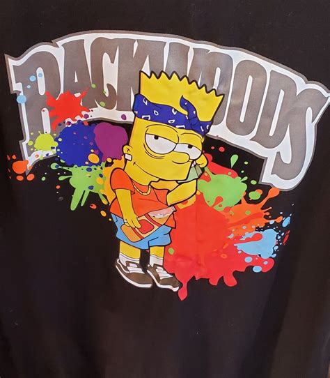 Vintage Bart Simpson T Shirt Notorious Bart Backwood Gem