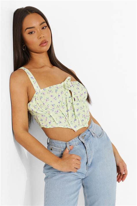 Corset Tops Womens Bustier And Corset Style Tops Boohoo Nz