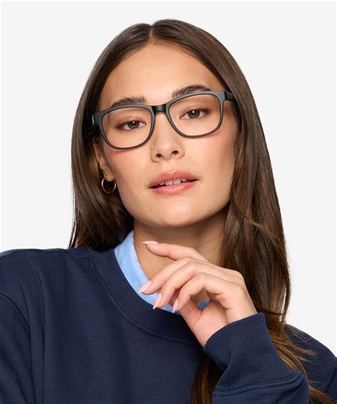 Milo Square Matte Black Full Rim Eyeglasses Eyebuydirect