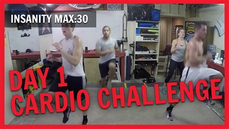 Insanity Max 30 Day 1 Cardio Challenge Nc Fit Club Youtube