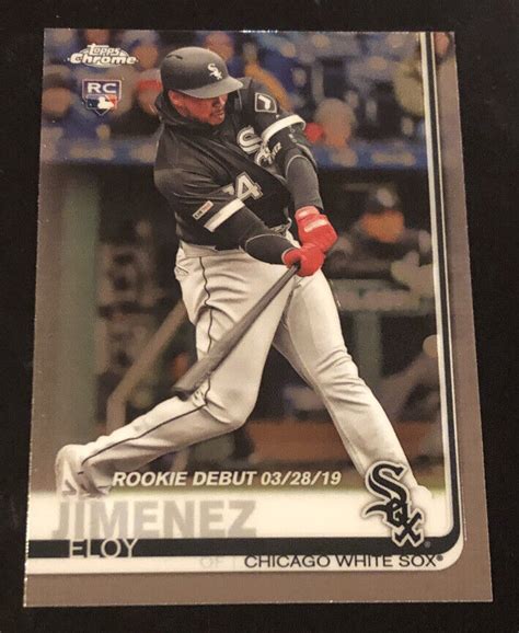 Topps Chrome Update Rc Eloy Jimenez Debut Rookie Card Ebay