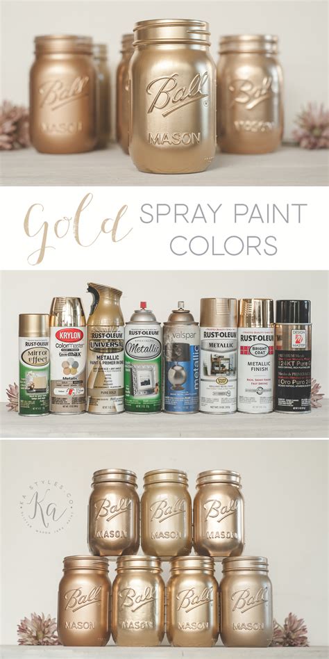 Best Gold Spray Paint – Sprinkled and Painted at KA Styles.co