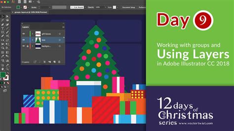Working With Layers In Adobe Illustrator Cc 2018 Vectortwist