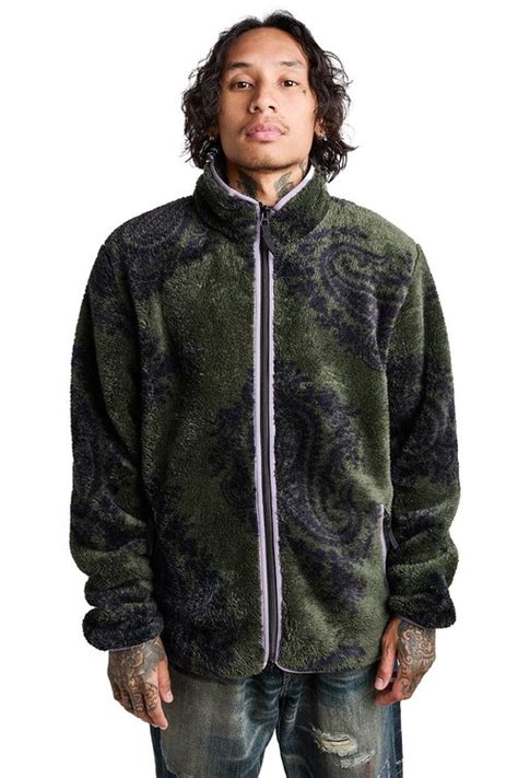 Carhartt Wip Jebson Sweat Jacket Paisley Big Print I0323211uxx S Solesense