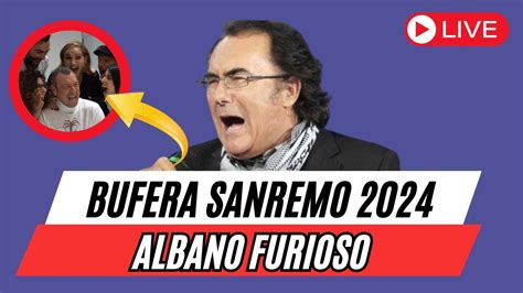 Bufera Sanremo Albano Carrisi Furioso Anche Romina Power Youtube