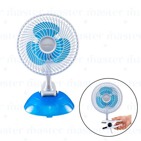 Ventilador De Mesa Ventisol Mini 20 Clip Branco Azul Shopee Brasil